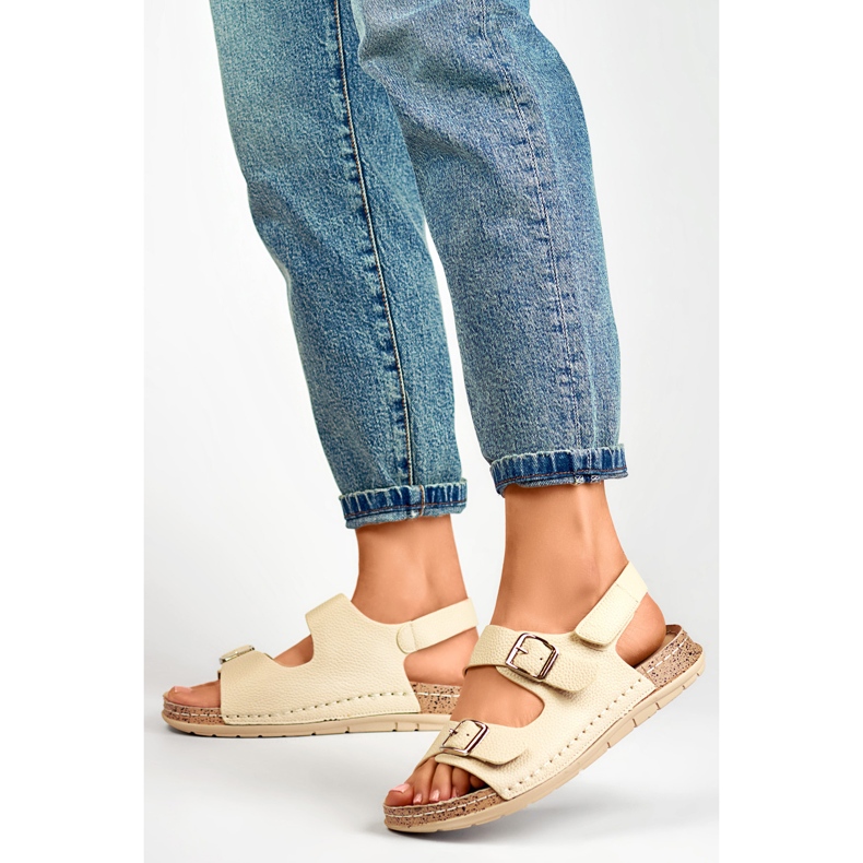 Sandały Model G3180-7BE Beige - PRIMO beżowy