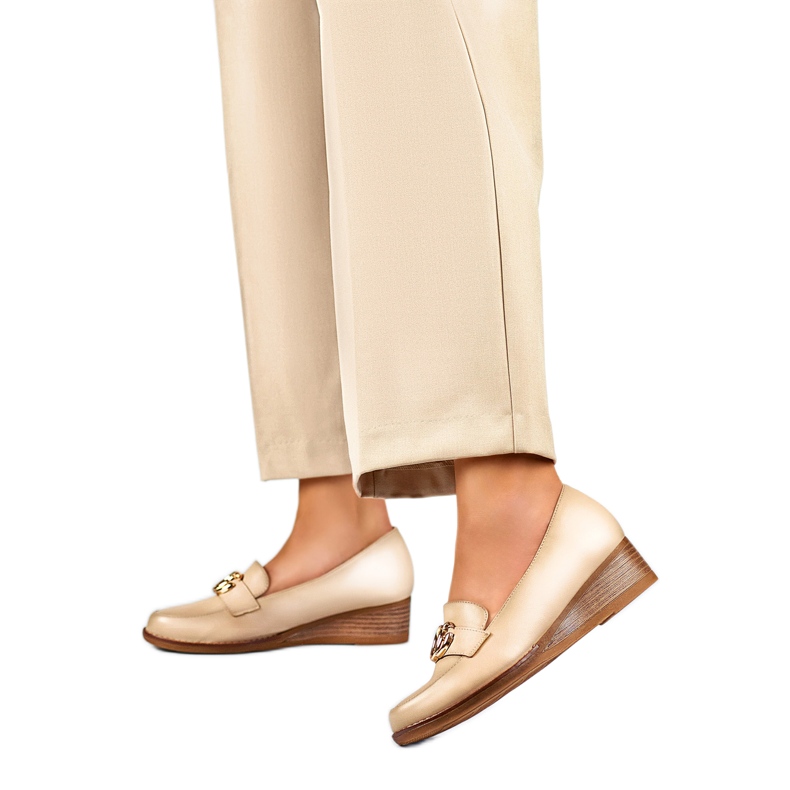 Półbuty Model 24-58286BE beżowy