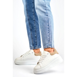 Buty Sportowe Model LL23171KH White/Beige - PRIMO białe