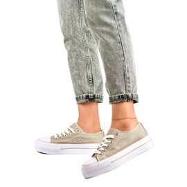 PRIMO Trampki Model QY832-36D.G Grey szare