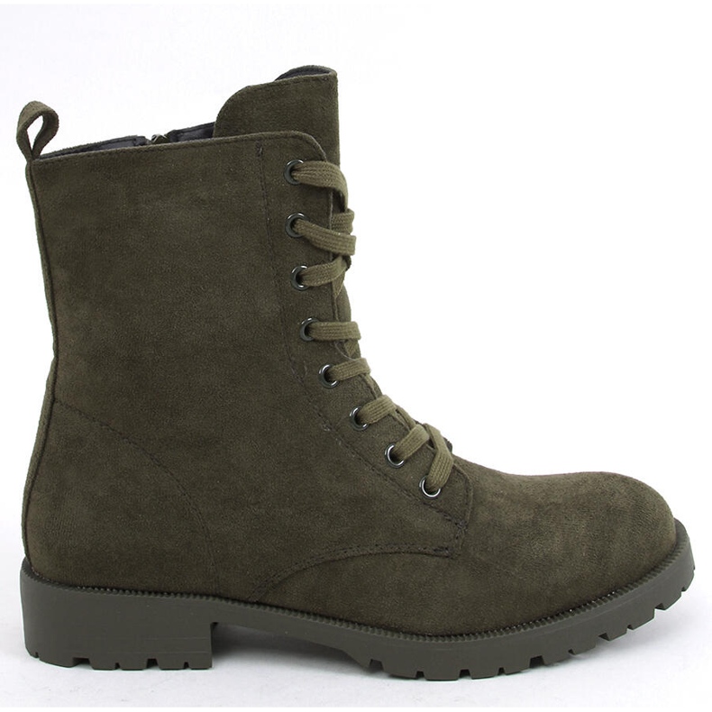 Workery sznurowane Bente Green zielone