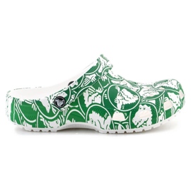 Chodaki Crocs Classic Duke Print Clog 210003-3WH zielone