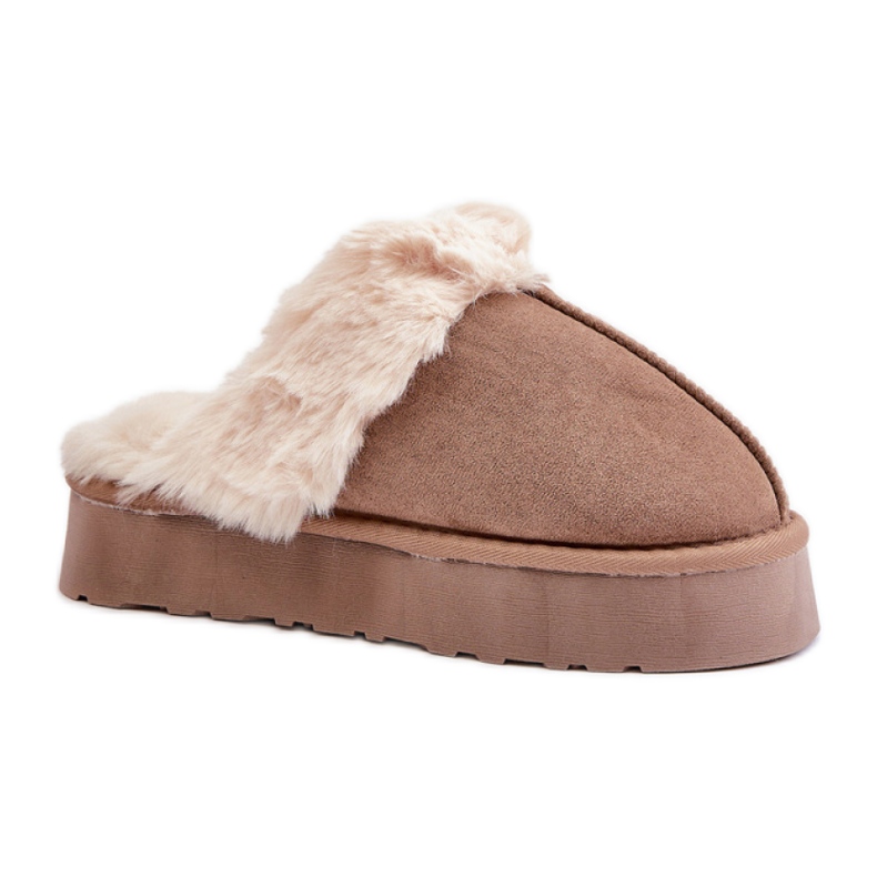 Kapcie Model FA-181 Dark Beige beżowy