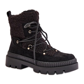 Botki Model A8902 Black czarne