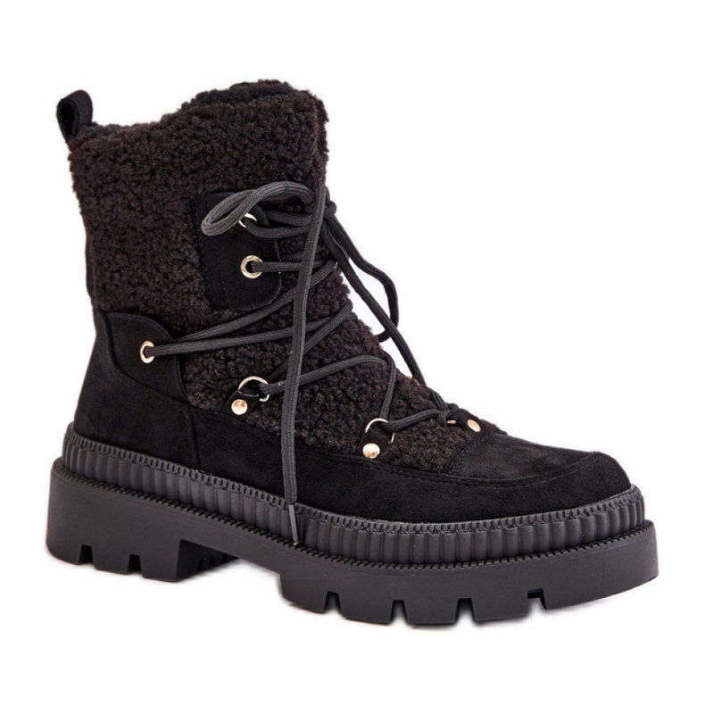 Botki Model A8902 Black czarne