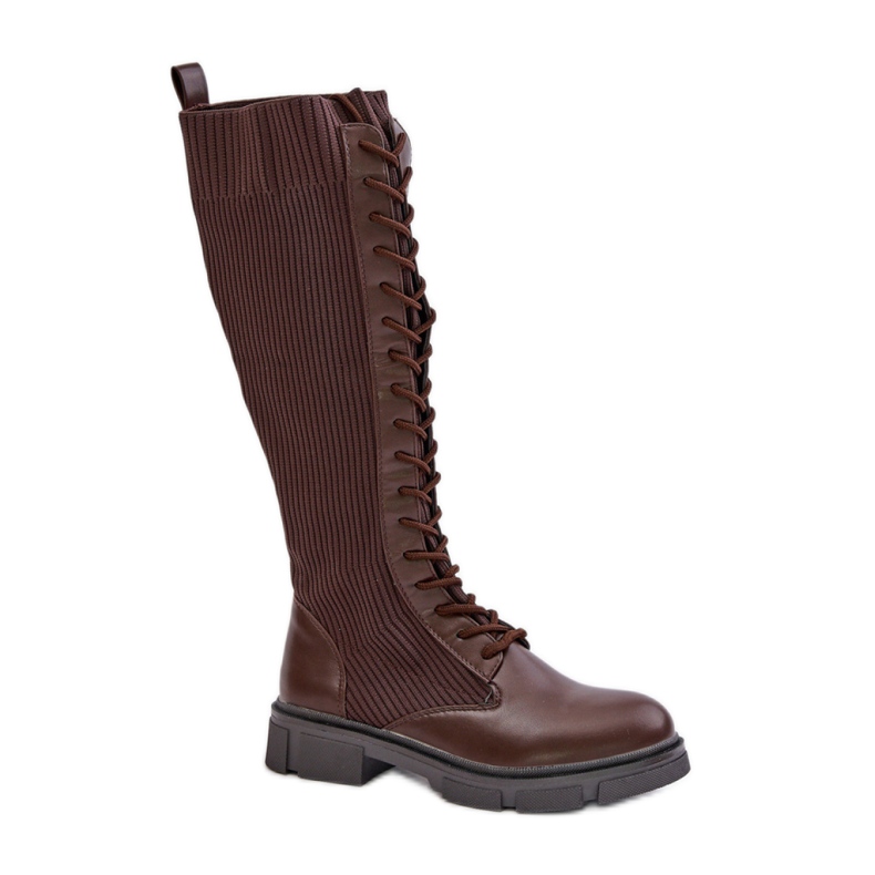 Kozaki Model  9060 Brown brązowe