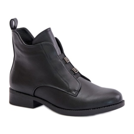 Botki S.Barski HY42-716 Black czarne