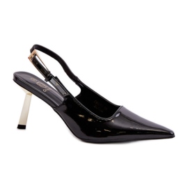 Szpilki Model CH878 Black czarne