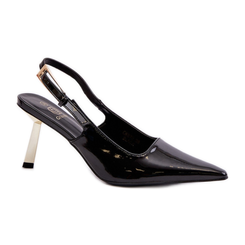 Szpilki Model CH878 Black czarne