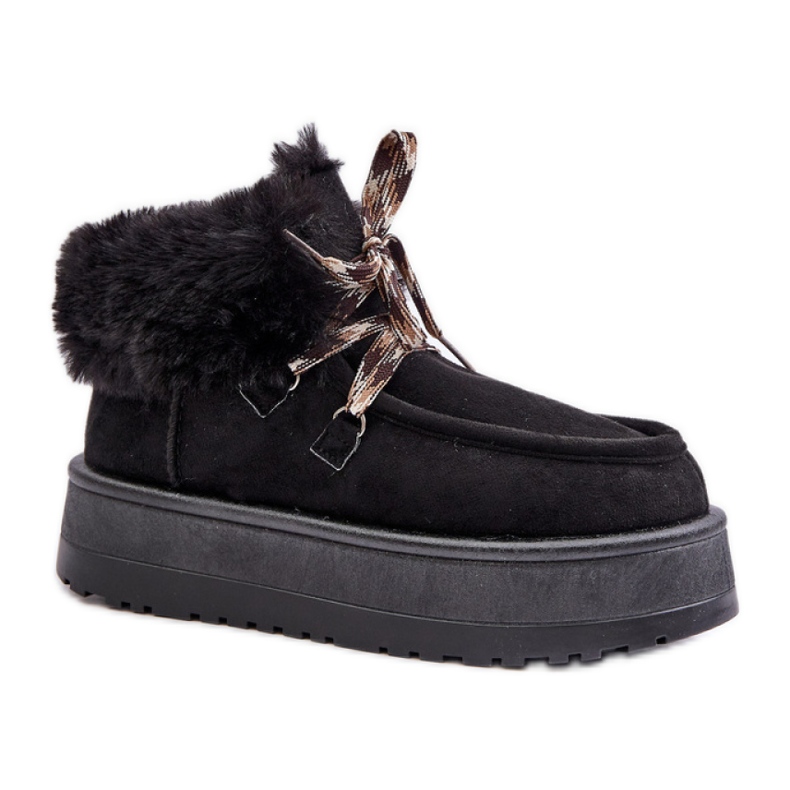 Śniegowce Model C3016 Black czarne