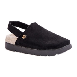 Kapcie Model 100-418 Black czarne