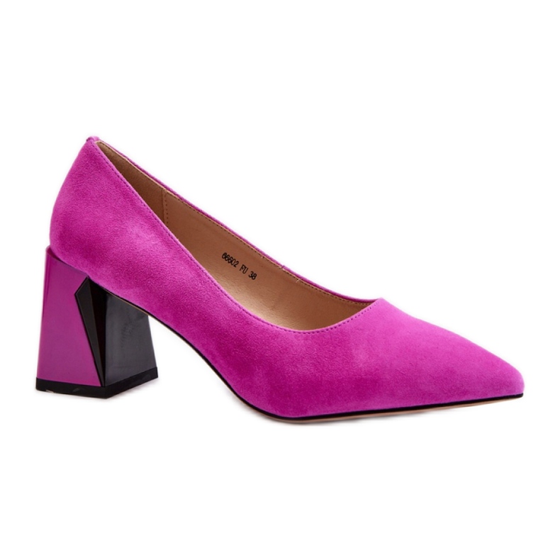 Czółenka Model 66602 Fukjsa różowe