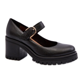 Czółenka Zazoo 20166 Black czarne