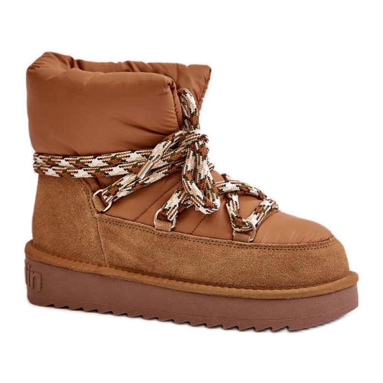 Śniegowce Model DFSH375003 Brown brązowe