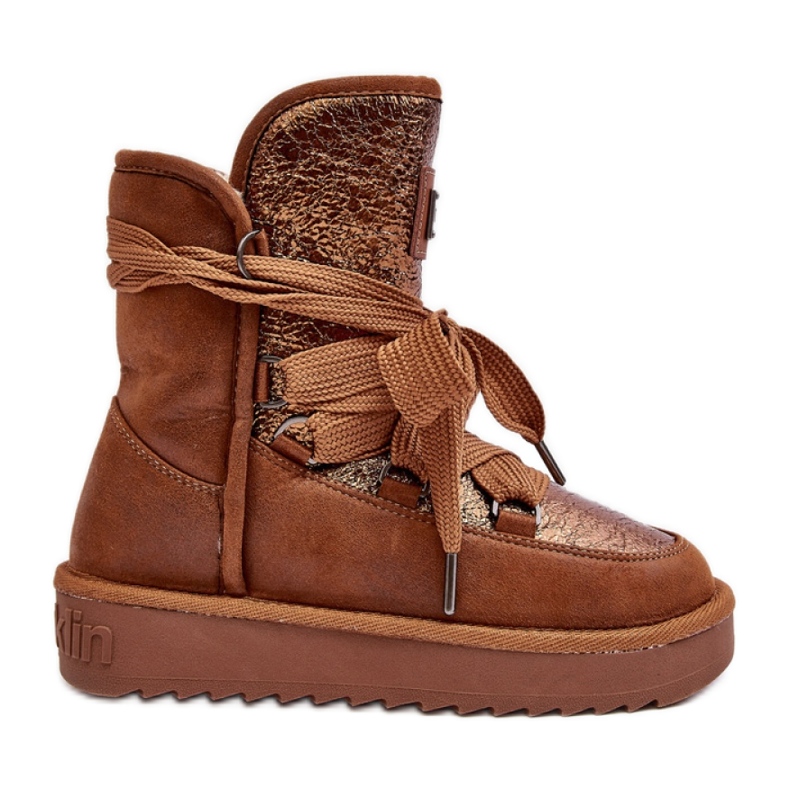 Śniegowce Model DFSH370006 Brown brązowe