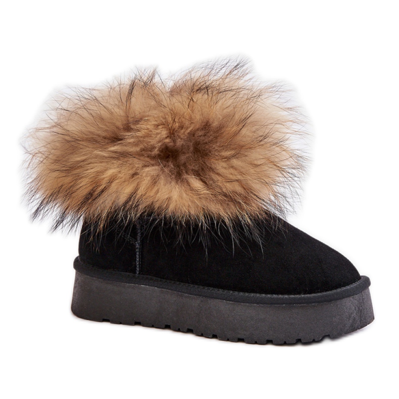 Śniegowce Model W5893 Black czarne