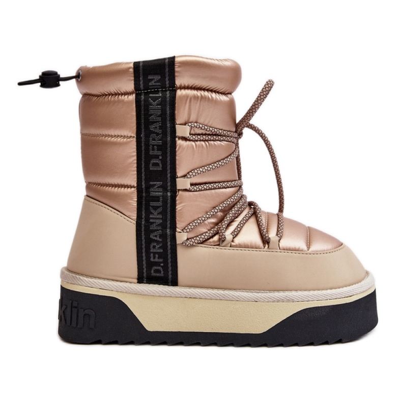 Śniegowce Model DFSH371006 Beige beżowy