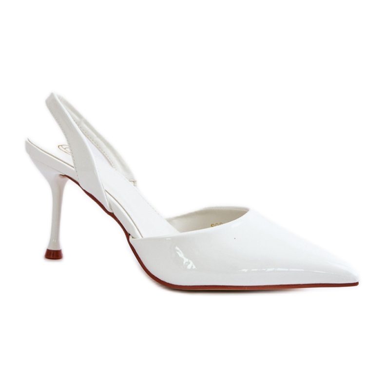 Szpilki Model  SQC-128 White białe