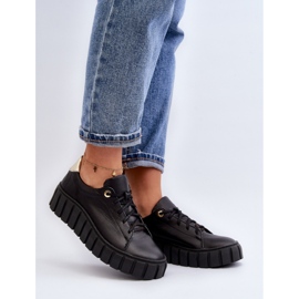 Półbuty Model Zazoo 2919/001 Black czarne