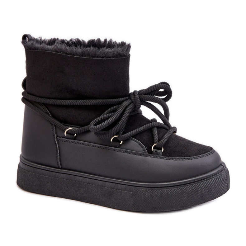 Śniegowce Model 8933 Black czarne