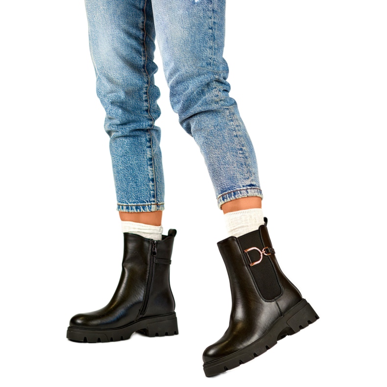 Workery Model K-99257 Black czarne