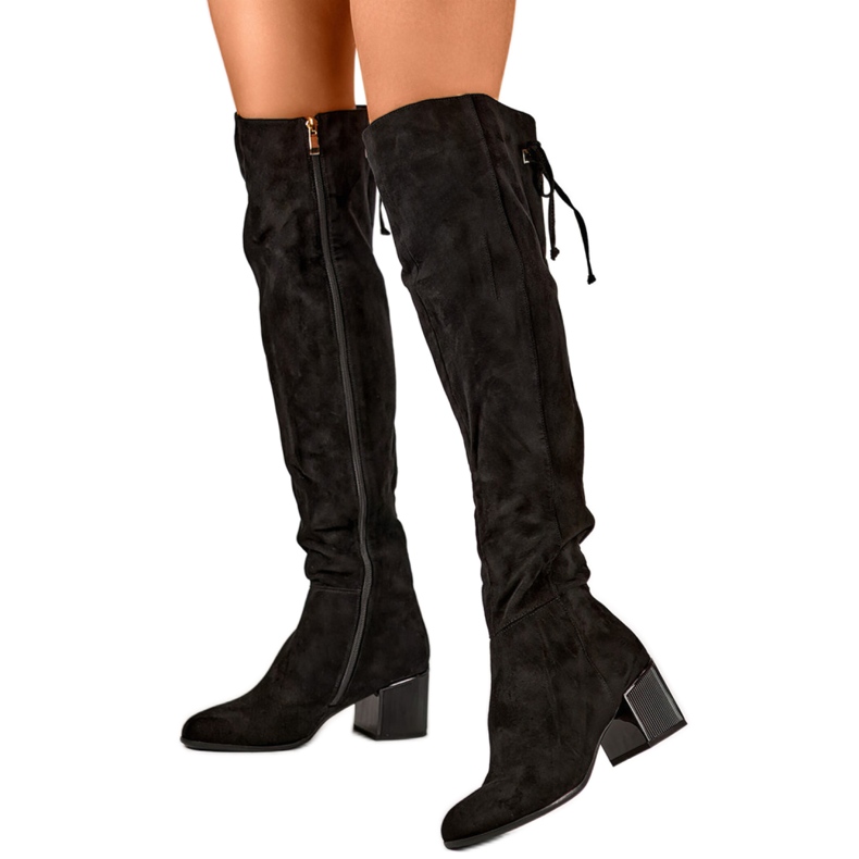 Kozaki Model FL3002B Black - PRIMO czarne