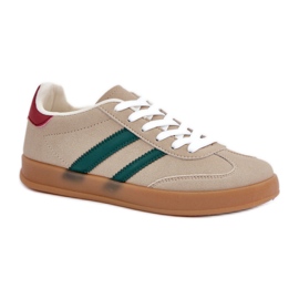 Damskie Buty Sportowe YY-108 beżowe beżowy