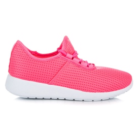 Mckeylor Neonowe buty sportowe różowe