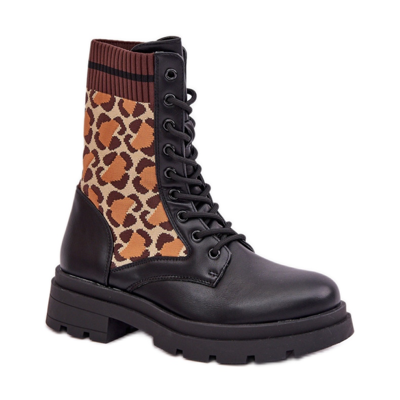 Workery botki damskie czarne