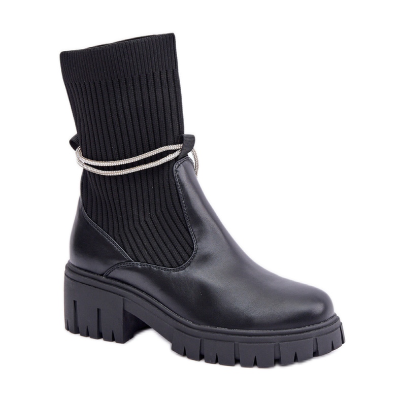 Botki Model Dinarca 1987-H58 Black - Step in style czarne