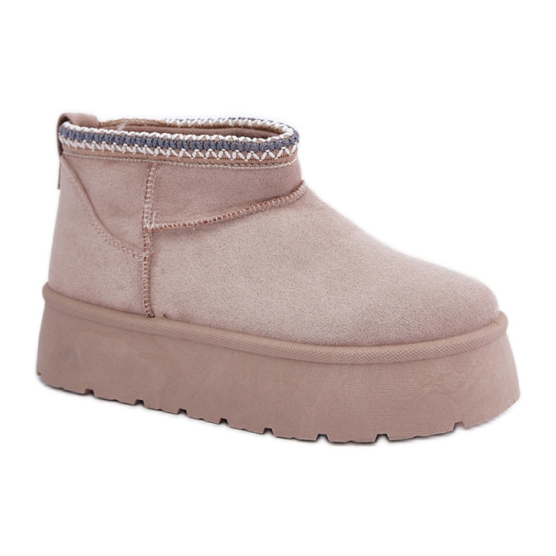 Śniegowce Model Heslania HY877-39 Light Beige - Step in style beżowy