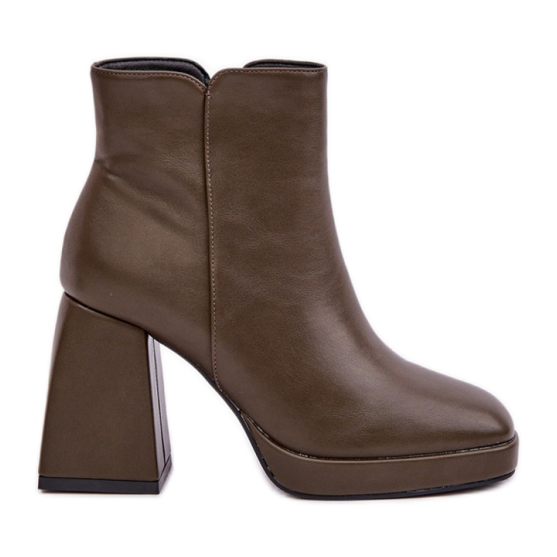 Botki Model Selarae LQ-48 Dark Green - Step in style zielone