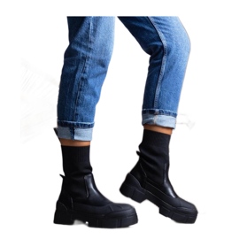 Czarne botki damskie Conta - Solea