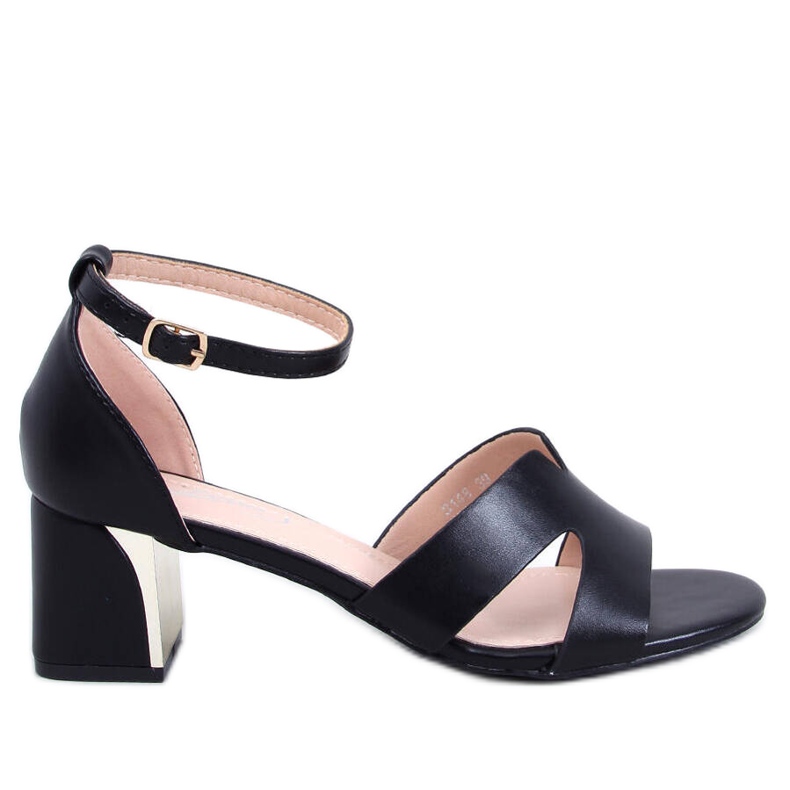 Sandałki na obcasie Black czarne