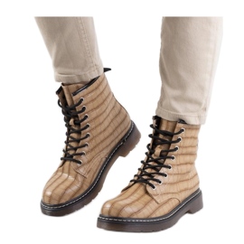 Brązowe traperki damskie Norte - Solea