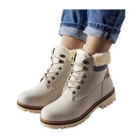 Szare ocieplane trapery Montalbino - Solea