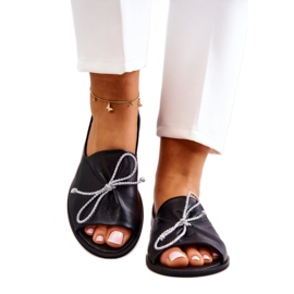 Baleriny Model Nicole 2660/001 Black czarne