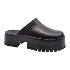 Klapki Gruby Spód Big Star NN274014 Black czarne