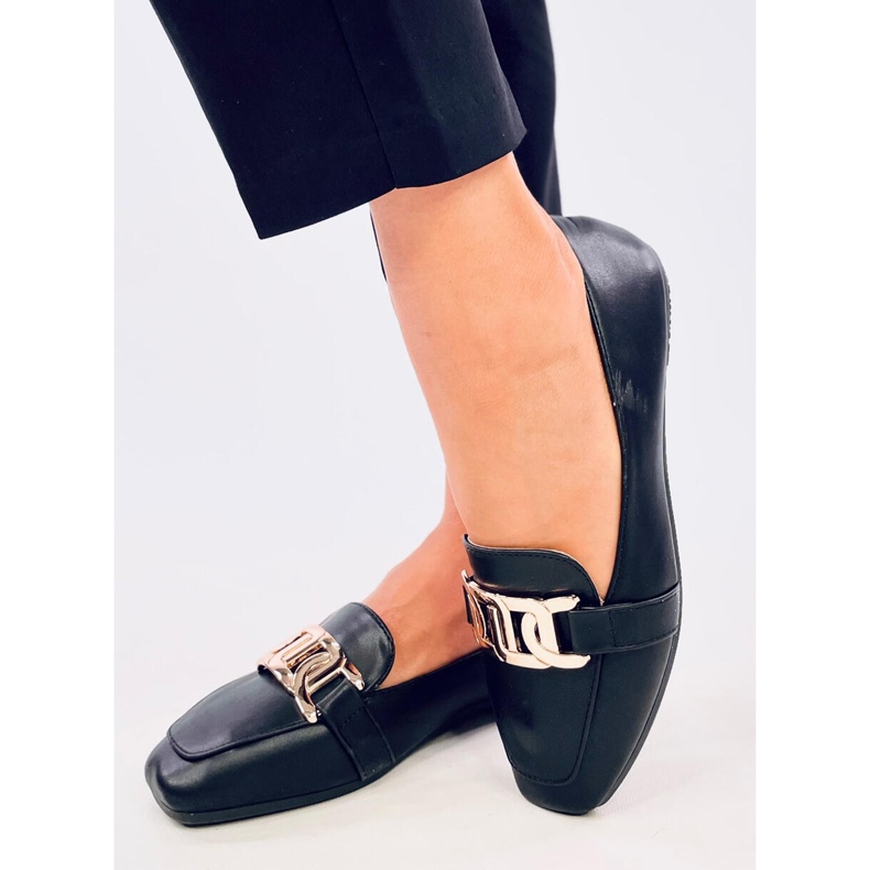 Mokasyny damskie Lidia Black czarne