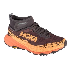 Buty do biegania Hoka Speedgoat 6 Mid Gtx 1155153-GGV brązowe