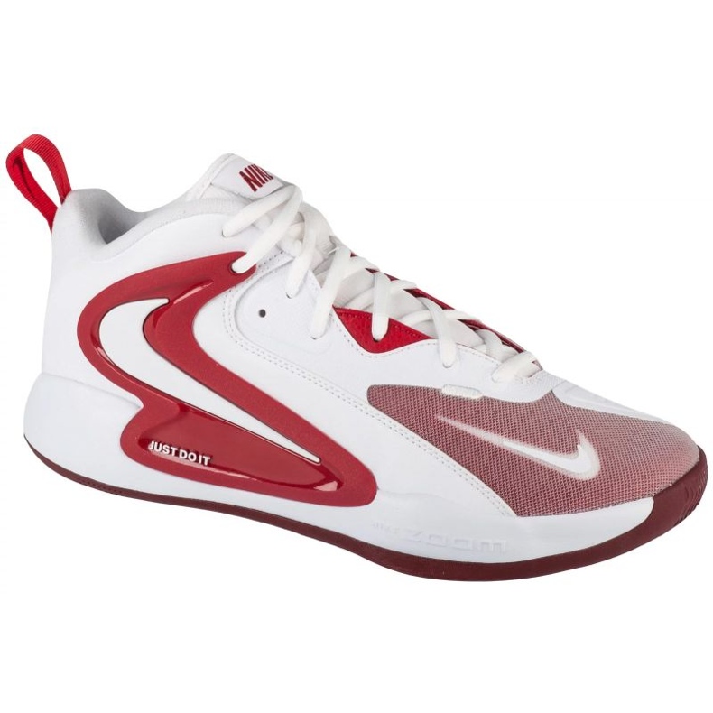 Buty do siatkówki Nike Hyperset 2 FQ7070-106 białe/czerwone
