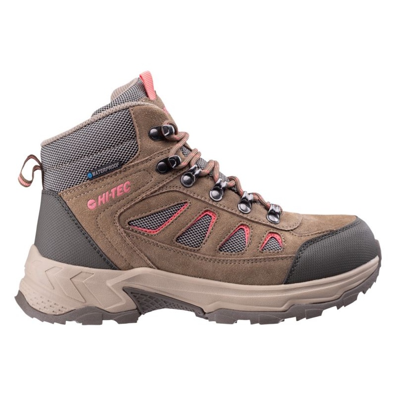 Buty Hi-Tec Herry Mid 92800622337 z membraną brązowe