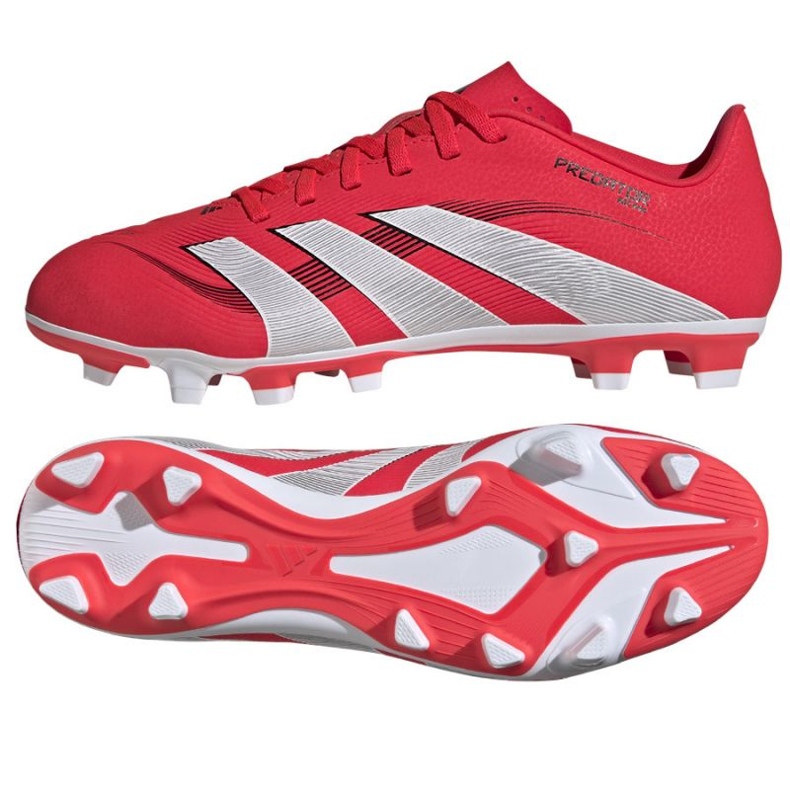 Buty piłkarskie adidas Predator Club FG/MG ID1326 czerwone