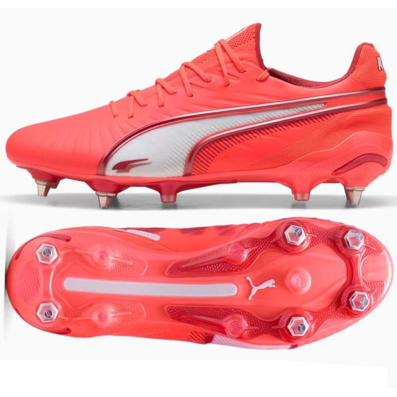 Buty piłkarskie Puma King Ultimate MxSG 108304-01 czerwone