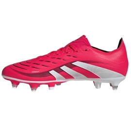 Buty piłkarskie adidas Predator League Sg ID3762 czerwone