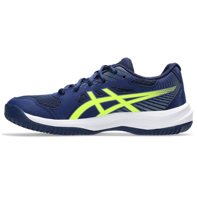 Buty do siatkówki Asics Upcourt 6 Gs 1074A045 400 niebieskie