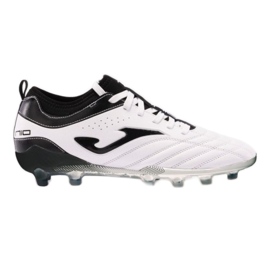 Joma Numero-10 2402 Blanco Negro Firm Ground białe