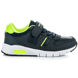 Ax Boxing Obuwie na wiązanie i rzep niebieskie