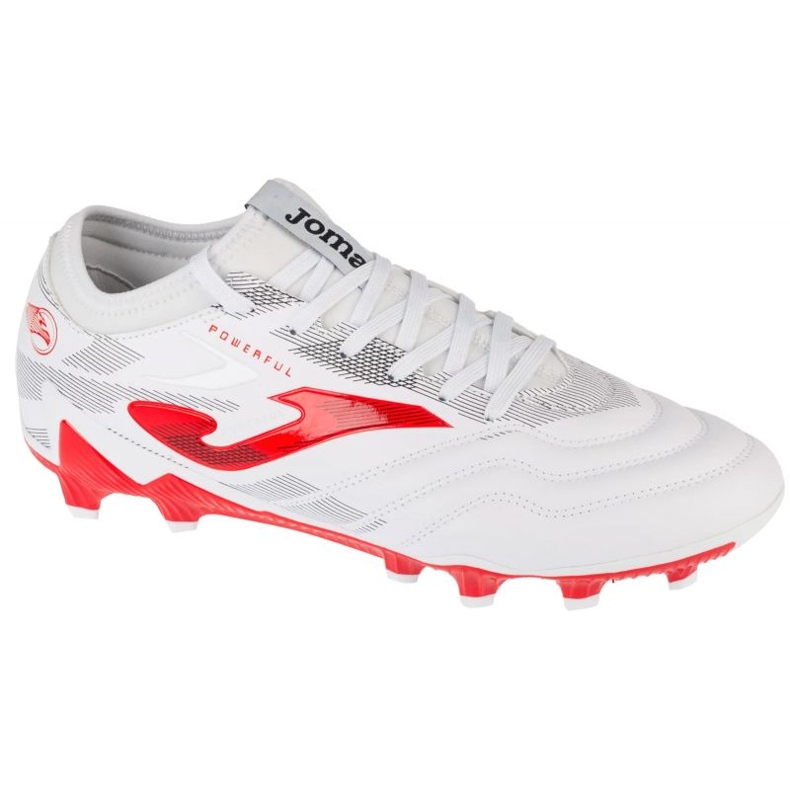 Buty piłkarskie Joma Powerful 2502 Fg POWS2502FG biało-czerwone białe