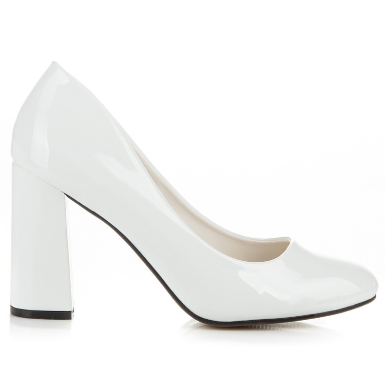 Seastar Czółenka Na Szerokim Słupku białe